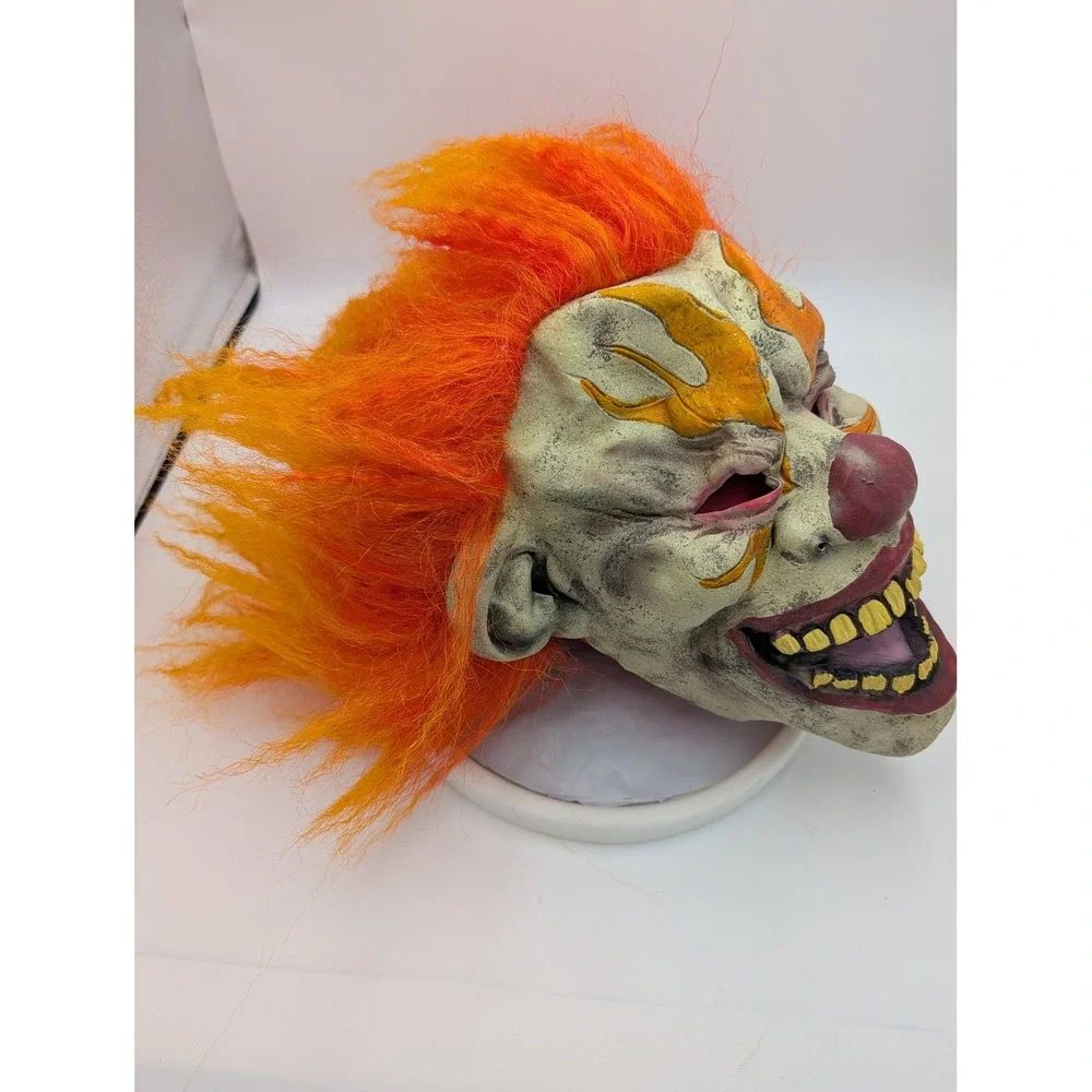 Halloween Mask Lot of 4 Evil Clown Skull Ghost Tuxedo Black Cat‎ Latex Costume
